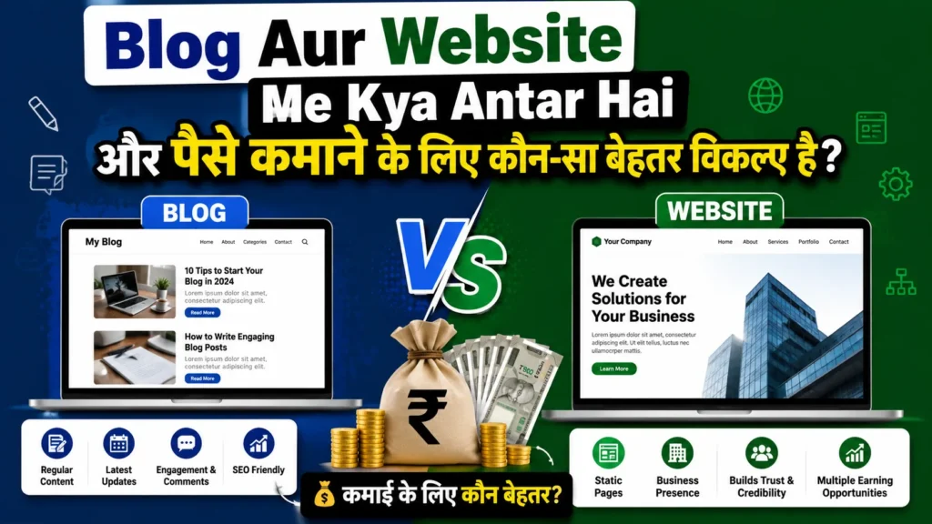 Blog Aur Website Me Kya Antar Hai