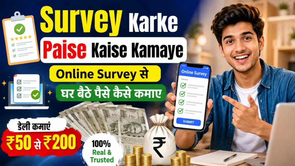 Survey Karke Paise Kaise Kamaye